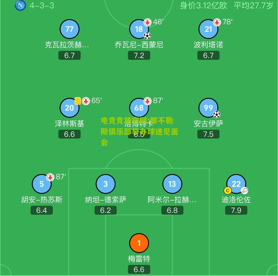 那不勒斯俱乐部举办球迷见面会